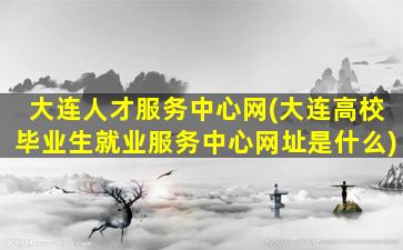 大连人才服务中心网(大连高校毕业生就业服务中心网址是什么)