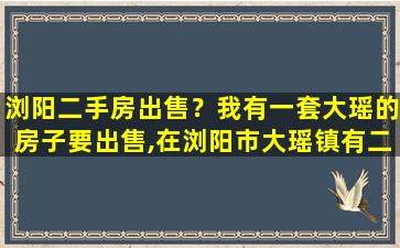 浏阳二手房*？我有一套大瑶的房子要*,在浏阳市大瑶镇有二手房中介吗