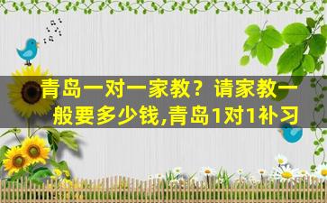 青岛一对一家教？请家教一般要*,青岛1对1补习